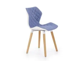 Стул K-277 бело-голубой