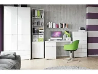 Шкаф для одежды SELENE 28 белый HG pilt 5