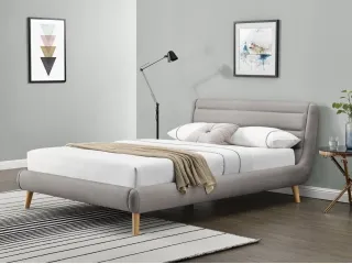 Кровать 160x200 ELANDA 160 светло-серый pilt