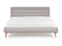 Кровать 160x200 ELANDA 160 светло-серый pilt 4