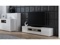 TV стол VIVA белый - дуб сонома pilt 3