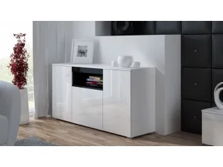 Комод VIVA белый - черный pilt