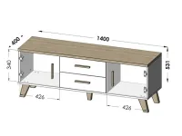 TV-alus LOTTA 140 2D2S pilt 4