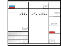 Liugustega kapp PALERMO pilt 3