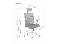 Рабочее кресло Ergonomic ADMIRAL pilt 4