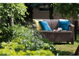 Диван CORFU 2 коричневый