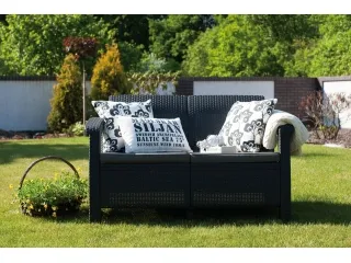 Diivan CORFU 2 grafiit pilt