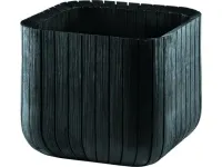 Lillepotiümbris CUBE PLANTER väike, anthracite pilt 3