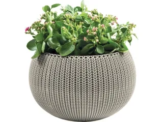 Istutuspott COZIES suur, beež pilt