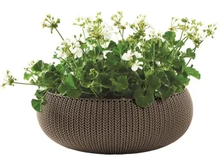 Уличное (садовое) кашпо COZIES коричневый pilt