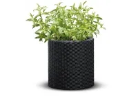 Уличное (садовое) кашпо CYLINDER PLANTER SMALL, антрацит pilt 4