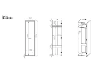 Шкаф для одежды AVO 03 pilt 10