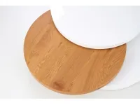 Diivanilaud MICHELLE valge-kuldne tamm pilt 4