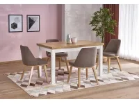 Pikendatav laud TIAGO 2 tamm craft - valge pilt 2