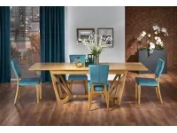 Стол раздвижной WENANTY медовый дуб pilt 3