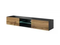 TV стол LIVO RTV-180W дуб вотан и антрацит pilt 2