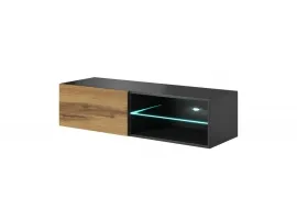 TV стол LIVO RTV-120W дуб вотан и антрацит