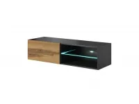 TV стол LIVO RTV-120W дуб вотан и антрацит pilt 2