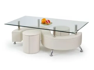 Журнальный стол NINA H III белый pilt