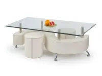 Журнальный стол NINA H III белый pilt 2