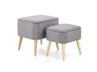 Пуфик PULA серый (2 шт) pilt 2