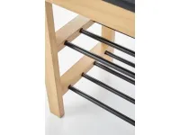 Тумба для обуви ST-11 черный и натуральный pilt 4