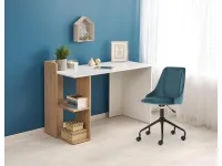 Стол письменный FINO золотой дуб - белый pilt 2