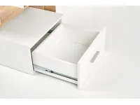 Стол письменный GROSSO золотой дуб - белый pilt 4