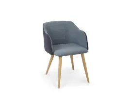 Стул K-288 синий (гранатовый) - голубой