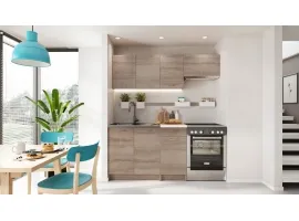 Кухня MELA 120/180 трюфельный дуб