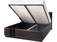 Кровать 160x200 PORTI 76 черный pilt 4