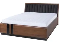 Кровать 160x200 PORTI 76 черный pilt 2