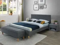 Voodi 160x200 AZURRO 160 hall pilt 2