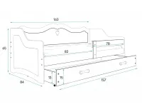 Voodi 160x80 JULIA pilt 4