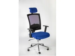 Кресло руководителя MADISON черный - синий pilt