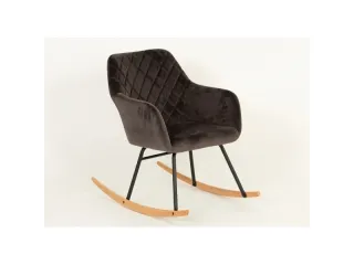 Кресло-качалка WY-8026Y угольный серый pilt