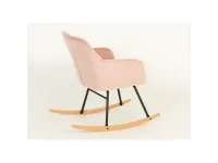 Кресло-качалка WY-8026Y розовый pilt 4