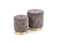 Пуфик POLLY серый (2 шт) pilt 2