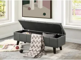 Кресло MASSIMO с ящиком темно-серый