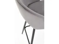 Барный стул низкий H-96 серый pilt 6