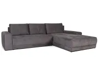 Угловой диван-кровать AZURRO серый pilt 2