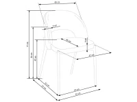 Стул K373 серый pilt 7