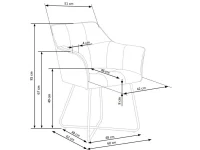 Стул K377 бежевый pilt 11