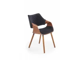 Стул K-396 черный и орех