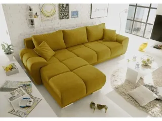 Угловой диван-кровать ANTON COLOR - B40 Curry pilt