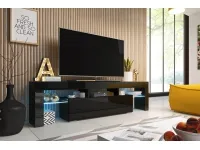 TV стол TORO 158 черный - черный глянец pilt 2