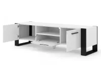 TV-alus NUKA 160 valge - must pilt 5