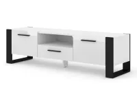 TV-alus NUKA 160 valge - must pilt 3