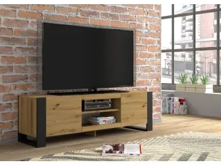 TV-alus MONDI 158 tamm artisan - must pilt