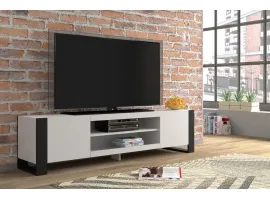 TV стол MONDI 188 белый матовый- черный